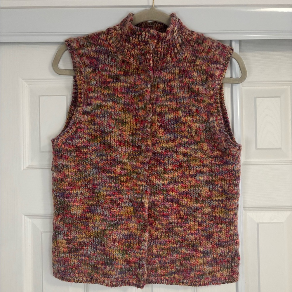 Multicolor Knit Vest